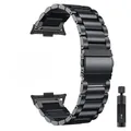 Bracelet métal pour Redmi Watch 6 5 4 et Mi Band 8 9 10 – Couleur du bracelet Black-BL