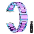 Bracelet métal pour Redmi Watch 6 5 4 et Mi Band 8 9 10 – Couleur du bracelet Colorful-SL