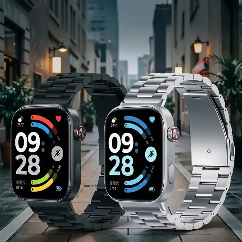 Bracelet métal pour Redmi Watch 6 5 4 et Mi Band 8 9 10