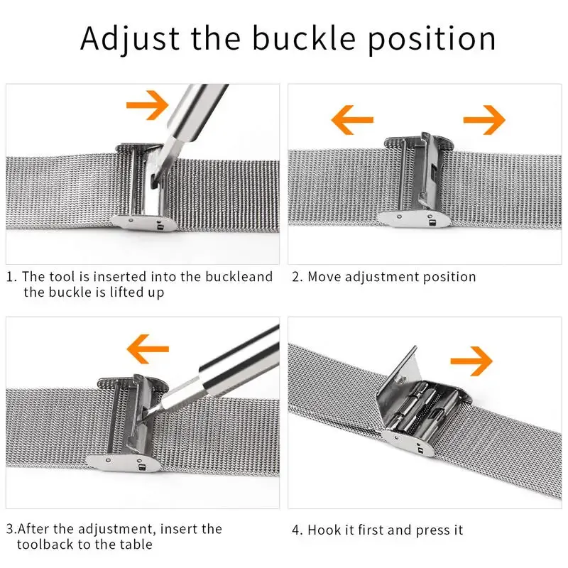 Bracelet métal pour Redmi Watch 6 5 4 et Mi Band 8 9 10