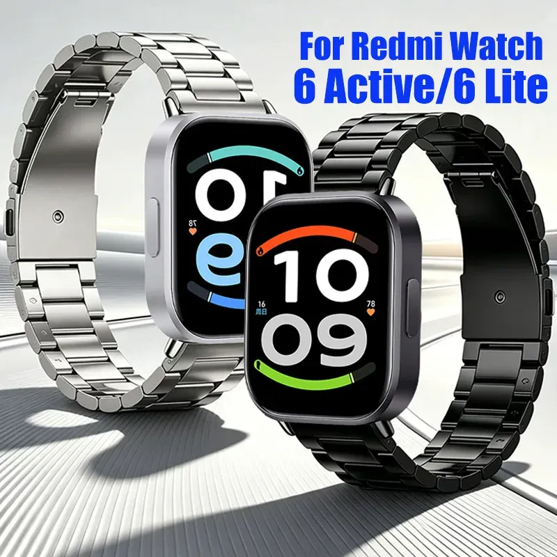 Bracelet métal pour Redmi Watch 6 5 4 et Mi Band 8 9 10