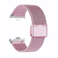 Bracelet métal pour Redmi Watch 6 5 4 et Mi Band 8 9 10 – Couleur du bracelet ML-Pink-SL