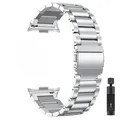 Bracelet métal pour Redmi Watch 6 5 4 et Mi Band 8 9 10 – Couleur du bracelet Silver-SL