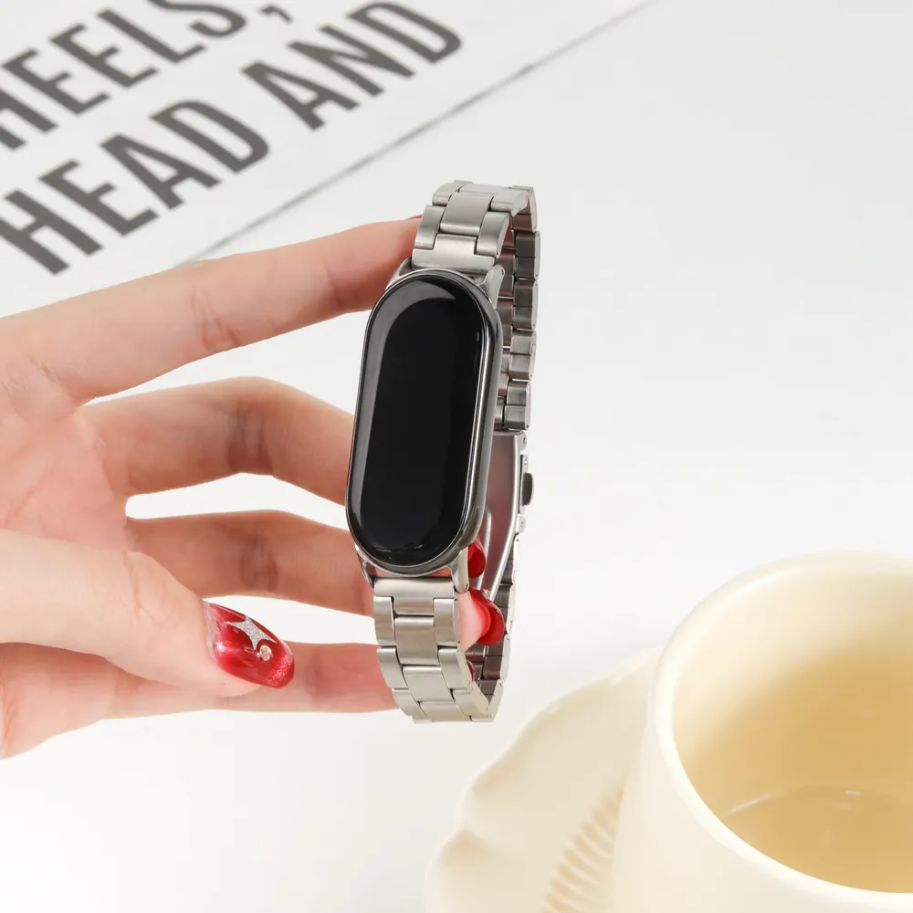 Bracelet métal pour Xiaomi Mi Band 8 à 11
