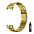 Bracelet métal pour Xiaomi Mi Band 8 à 11 – Couleur du bracelet Gold