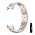 Bracelet métal pour Xiaomi Mi Band 8 à 11 – Couleur du bracelet Starlight