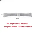 Bracelet métal respirant 20 à 22 mm – 4