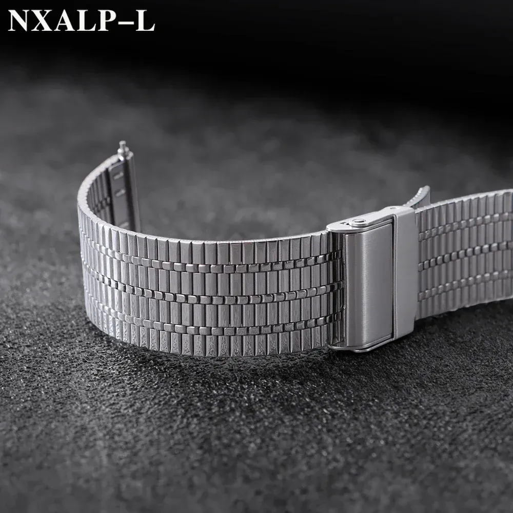 Bracelet métal respirant 20 à 22 mm