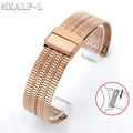 Bracelet métal respirant 20 à 22 mm – Couleur du bracelet RoseGlod