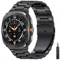 Bracelet métal sans espace pour Samsung Galaxy Watch Ultra 47 mm – Couleur du bracelet Black With tool