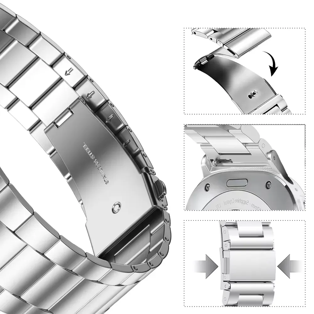 Bracelet métal sans espace pour Samsung Galaxy Watch Ultra 47 mm