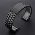 Bracelet métal universel 18 à 22 mm – Couleur du bracelet noir