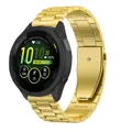 Bracelet métallique 18 à 22 mm pour Garmin – Couleur du bracelet Gold