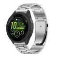 Bracelet métallique 18 à 22 mm pour Garmin – Couleur du bracelet Silver