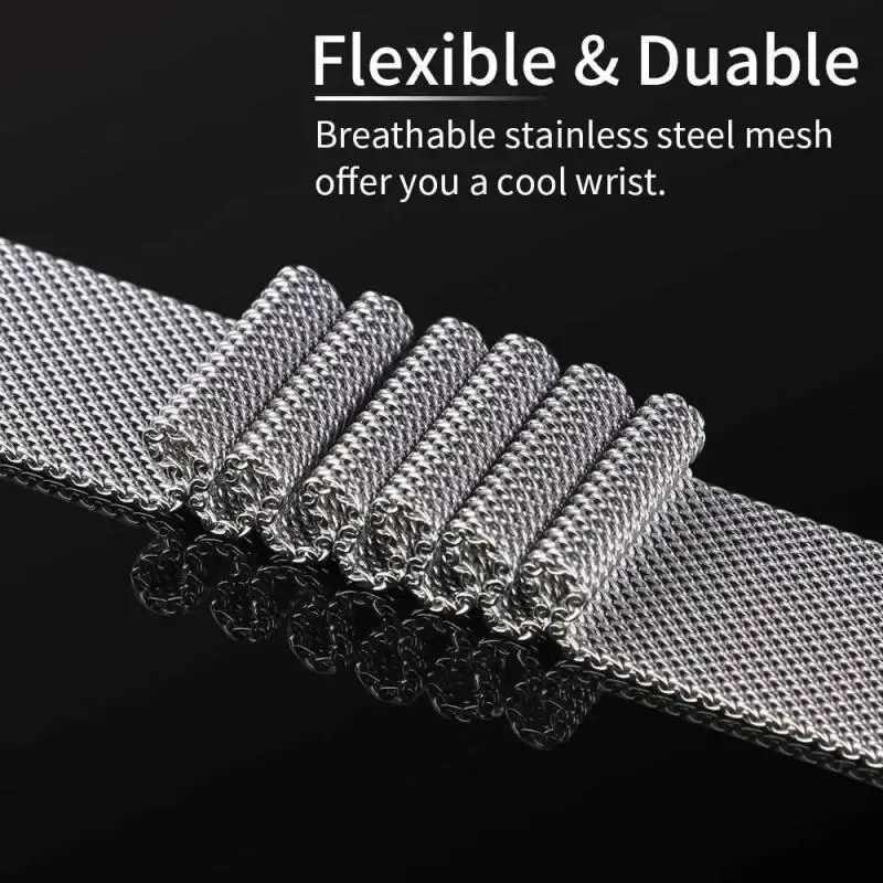 Bracelet milanais 18 à 20 mm pour Nokia Withings