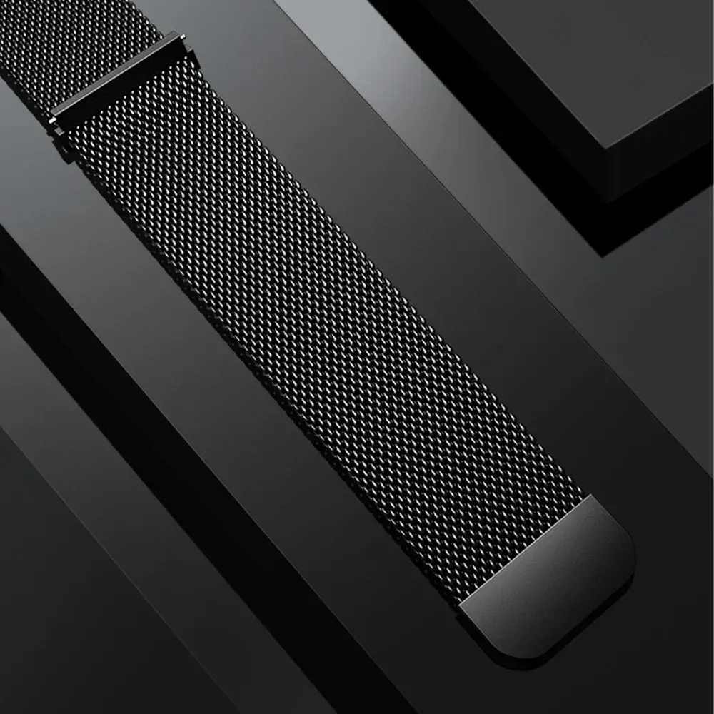 Bracelet milanais 20 à 22 mm pour Samsung et Huawei
