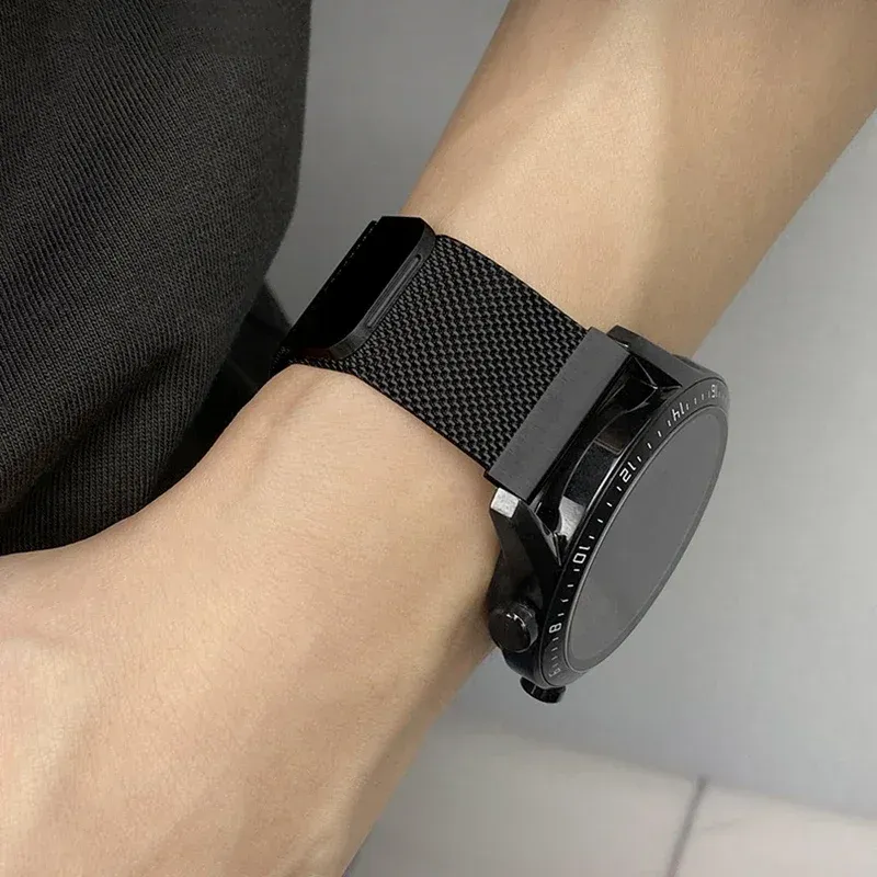 Bracelet milanais 20 à 22 mm pour Samsung et Huawei