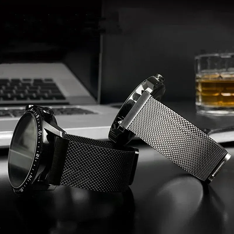 Bracelet milanais 20 à 22 mm pour Samsung et Huawei