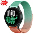 Bracelet milanais 20 à 22 mm pour Samsung et Huawei – Couleur du bracelet GRE orange 28
