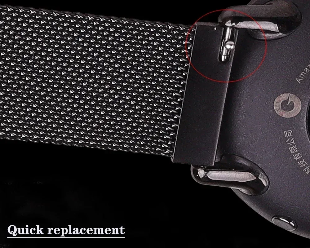 Bracelet milanais 20 et 22 mm Amazfit