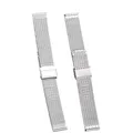 Bracelet milanais acier inoxydable 16 à 22 mm tête plate – 6