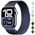 Bracelet milanais Apple Watch 38 à 49 mm – Couleur du bracelet Bleu 11