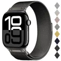Bracelet milanais Apple Watch 38 à 49 mm – Couleur du bracelet Noir 2