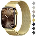 Bracelet milanais Apple Watch 38 à 49 mm – Couleur du bracelet Or 05