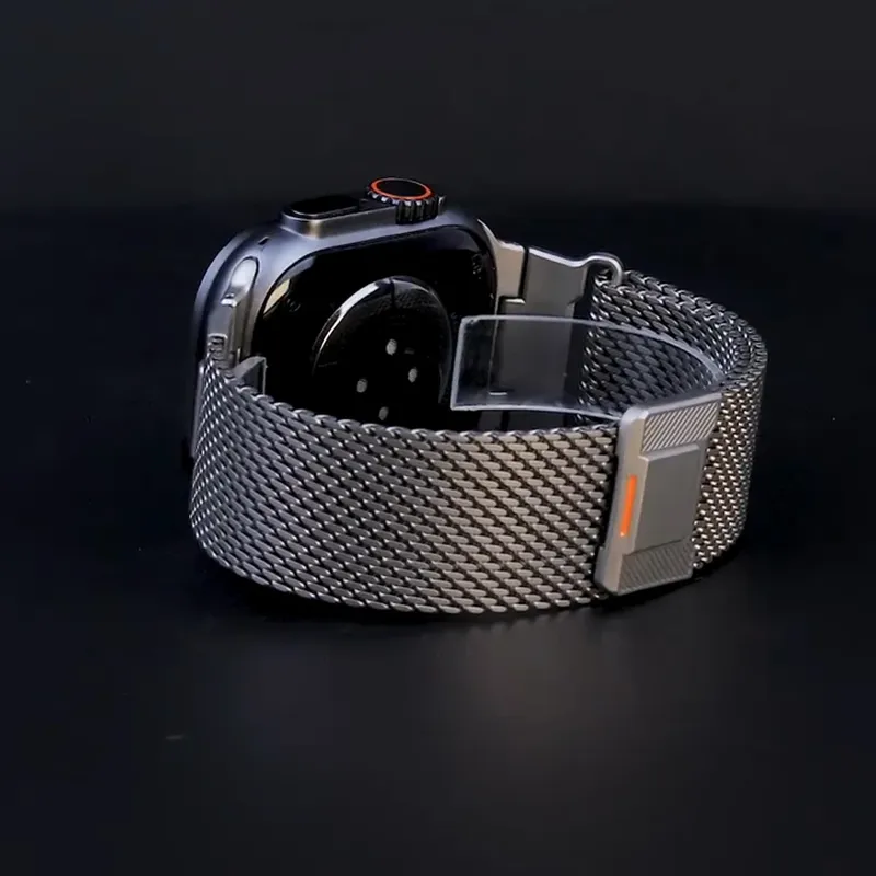 Bracelet milanais Apple Watch 40 à 49 mm boucle