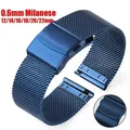 Bracelet milanais inox 12 à 24 mm à dégagement rapide – 1
