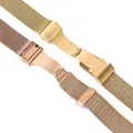 Bracelet milanais inox 12 à 24 mm à dégagement rapide – 3