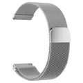 Bracelet milanais magnétique 18 à 22 mm – Couleur du bracelet Argent