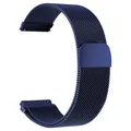 Bracelet milanais magnétique 18 à 22 mm – Couleur du bracelet Bleu