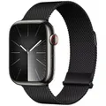 Bracelet milanais magnétique pour Apple Watch 38 à 49 mm – Couleur du bracelet Black