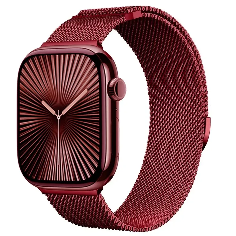 Bracelet milanais magnétique pour Apple Watch 38 à 49 mm