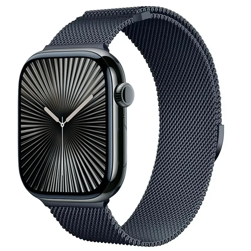 Bracelet milanais magnétique pour Apple Watch 38 à 49 mm