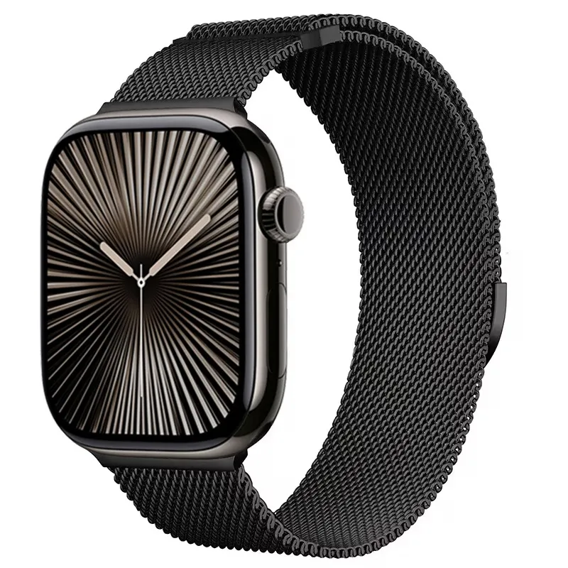 Bracelet milanais magnétique pour Apple Watch 38 à 49 mm
