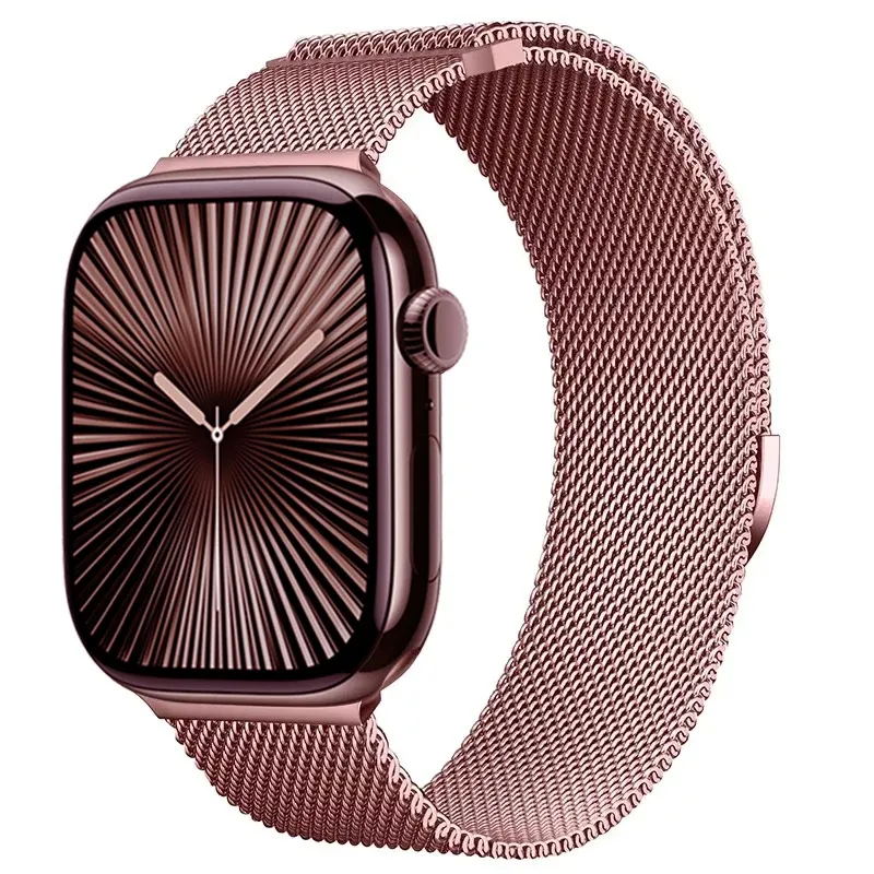 Bracelet milanais magnétique pour Apple Watch 38 à 49 mm