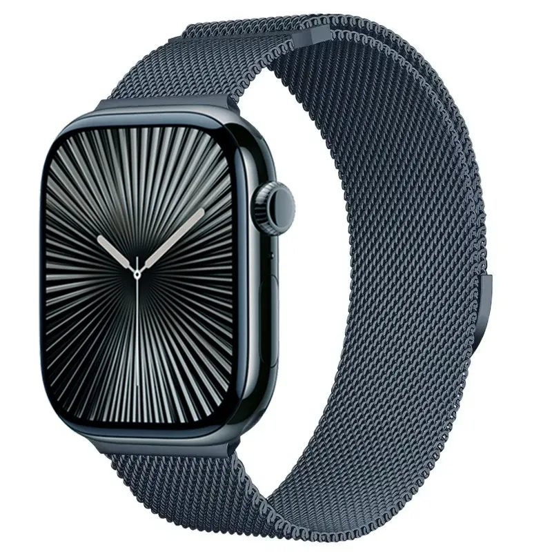 Bracelet milanais magnétique pour Apple Watch 38 à 49 mm