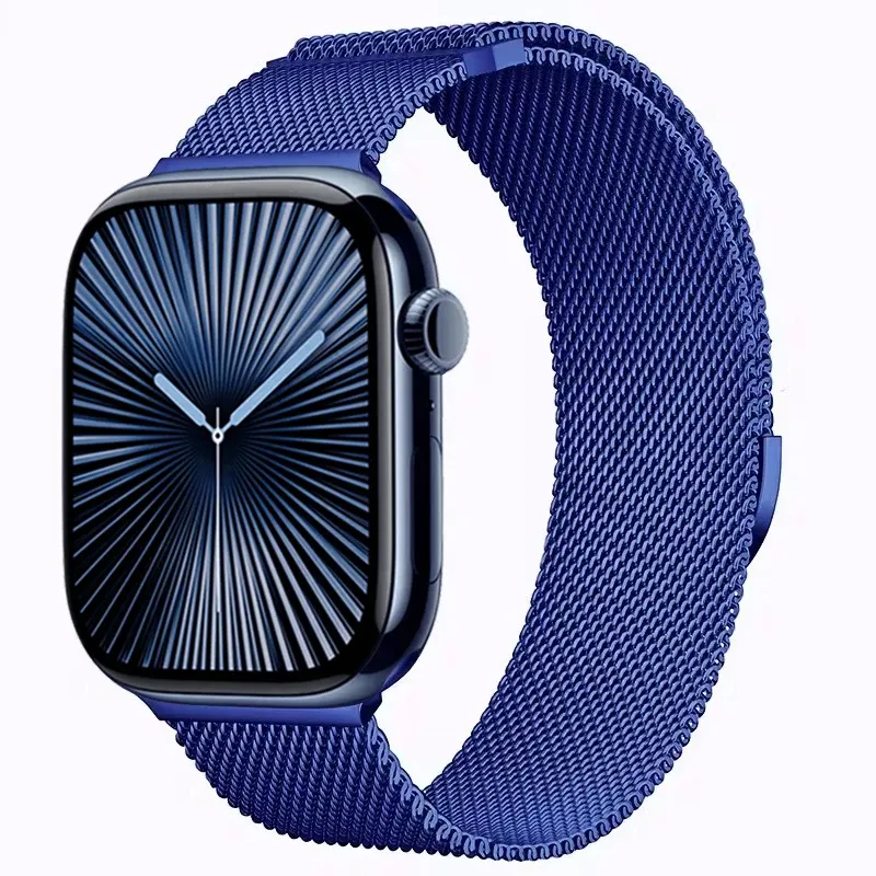 Bracelet milanais magnétique pour Apple Watch 38 à 49 mm