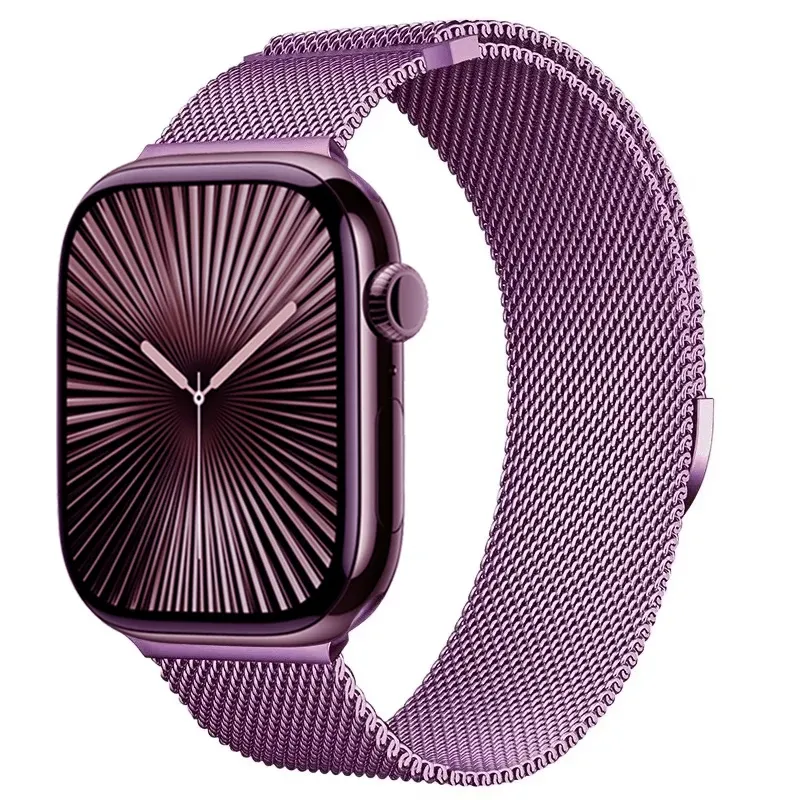 Bracelet milanais magnétique pour Apple Watch 38 à 49 mm