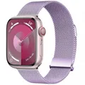 Bracelet milanais magnétique pour Apple Watch 38 à 49 mm – Couleur du bracelet Light purple