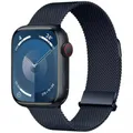 Bracelet milanais magnétique pour Apple Watch 38 à 49 mm – Couleur du bracelet Midnight Blue