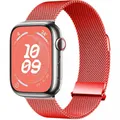 Bracelet milanais magnétique pour Apple Watch 38 à 49 mm – Couleur du bracelet Orange