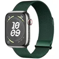 Bracelet milanais magnétique pour Apple Watch 38 à 49 mm – Couleur du bracelet Penetrating green
