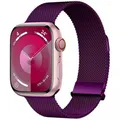 Bracelet milanais magnétique pour Apple Watch 38 à 49 mm – Couleur du bracelet Purple