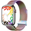 Bracelet milanais magnétique pour Apple Watch 38 à 49 mm – Couleur du bracelet Seven colors