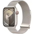 Bracelet milanais magnétique pour Apple Watch 38 à 49 mm – Couleur du bracelet Starlight color