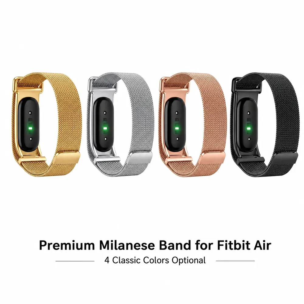 Bracelet milanais pour Google Fitbit Air réglable