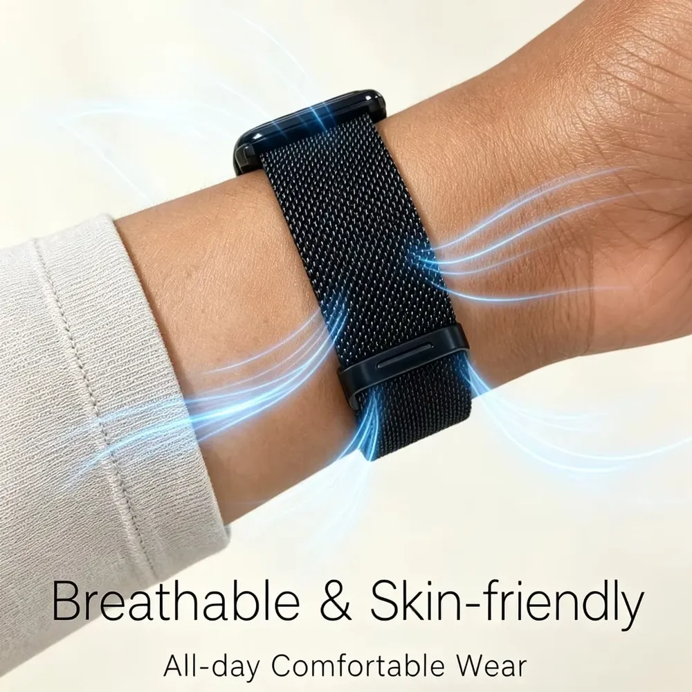 Bracelet milanais pour Google Fitbit Air réglable